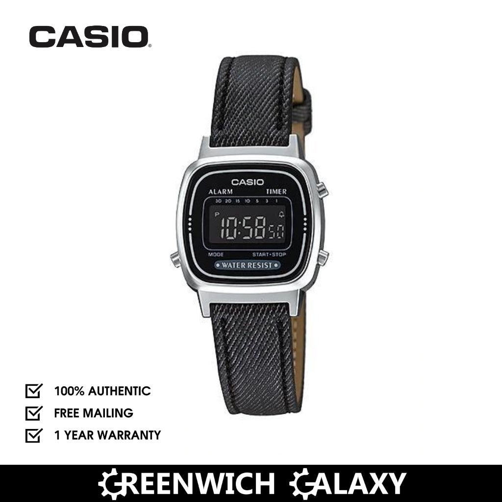 Casio Small Vintage Digital Watch (LA670WL1B) Shopee Malaysia