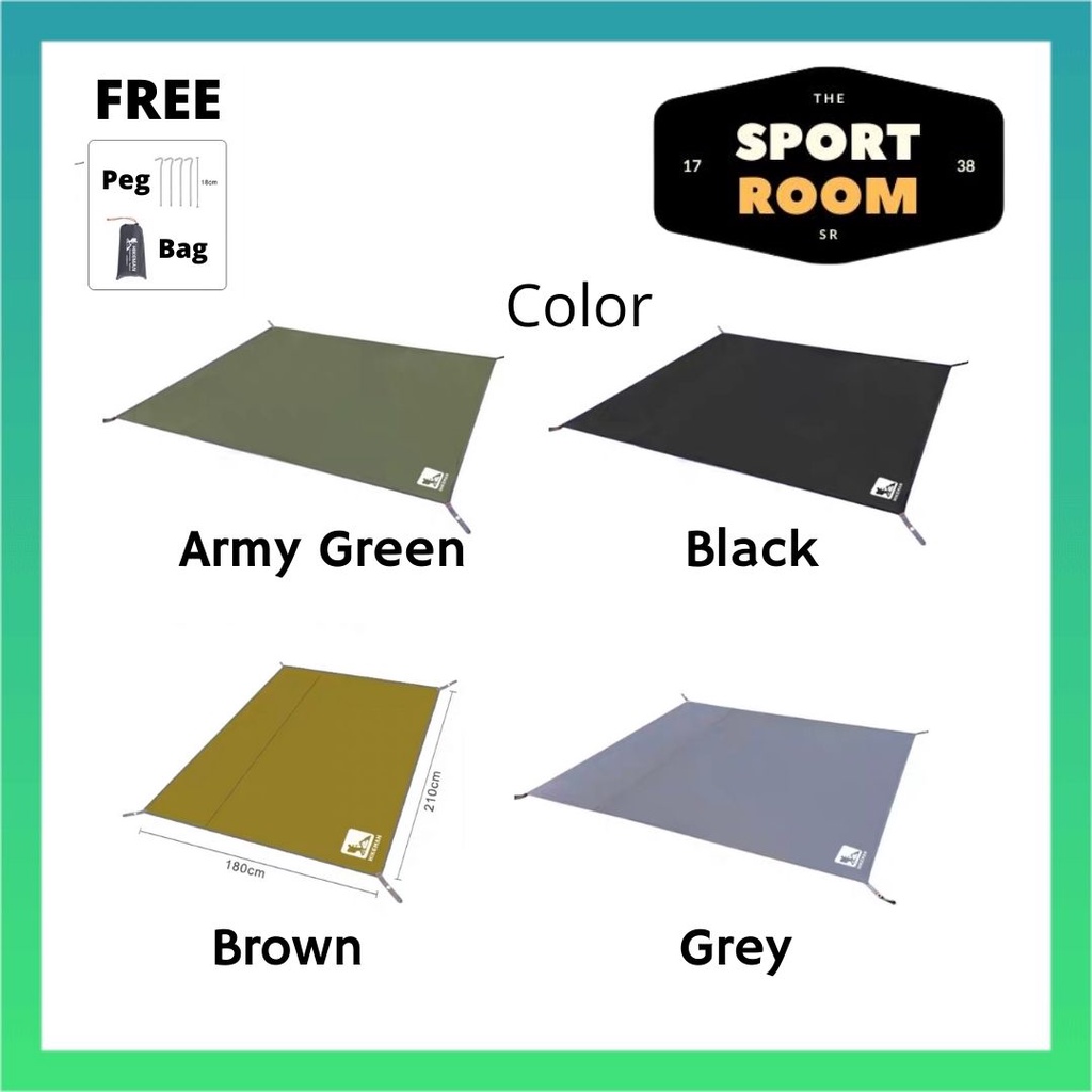Ground Sheet (Coleman Swagger 3P Suitable) Waterproof Camping Ground