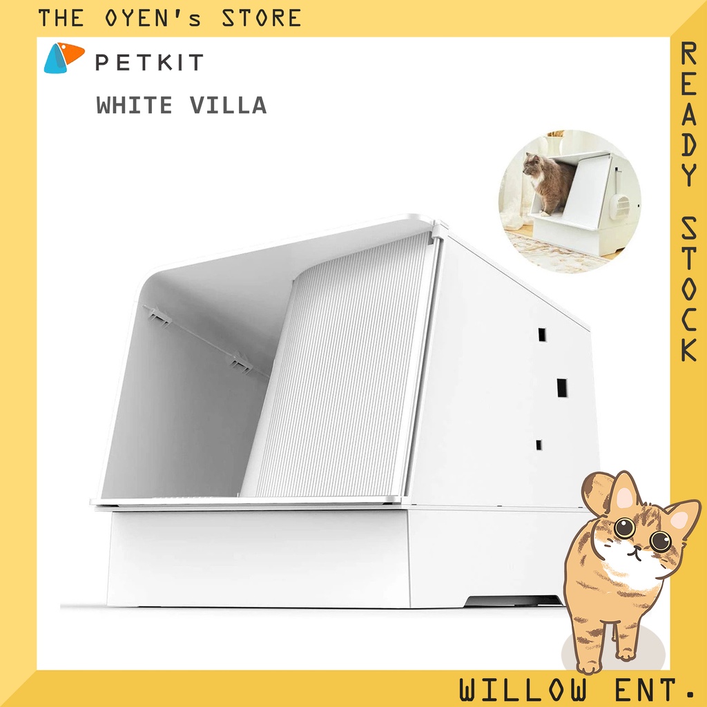 Petkit Litter Box White Villa Cat Litter Box Shopee Malaysia