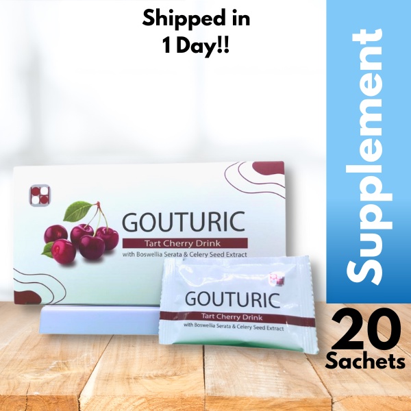 [READY STOCK!] Pureherbs Gouturic Tart Cherry Drink with Boswellia