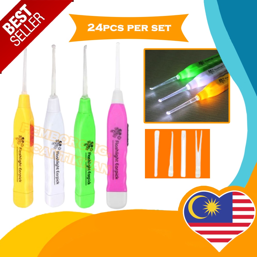 FLASHLIGHT EARPICk (24 PCS) Shopee Malaysia