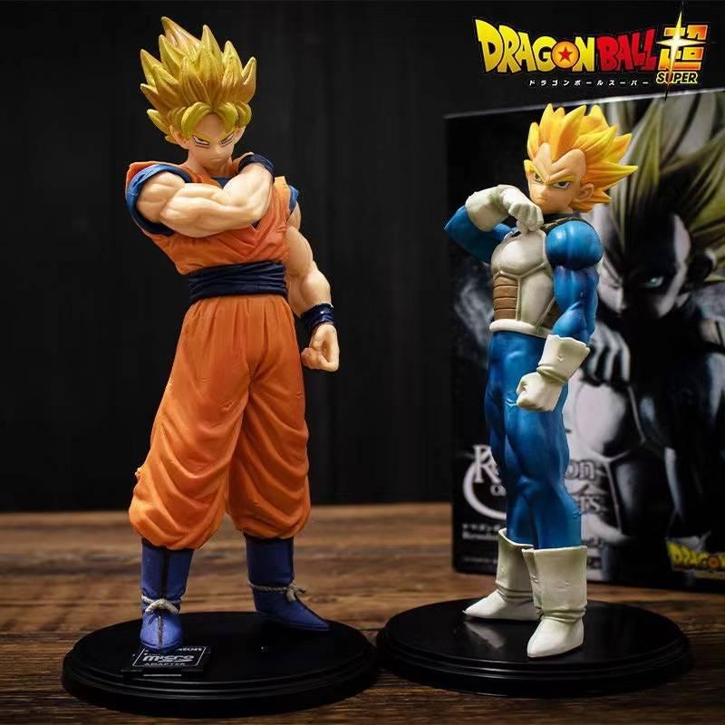 Dragon Ball Z Dummy Action Figures Goku Super Saiyan Vegeta Pvc Action