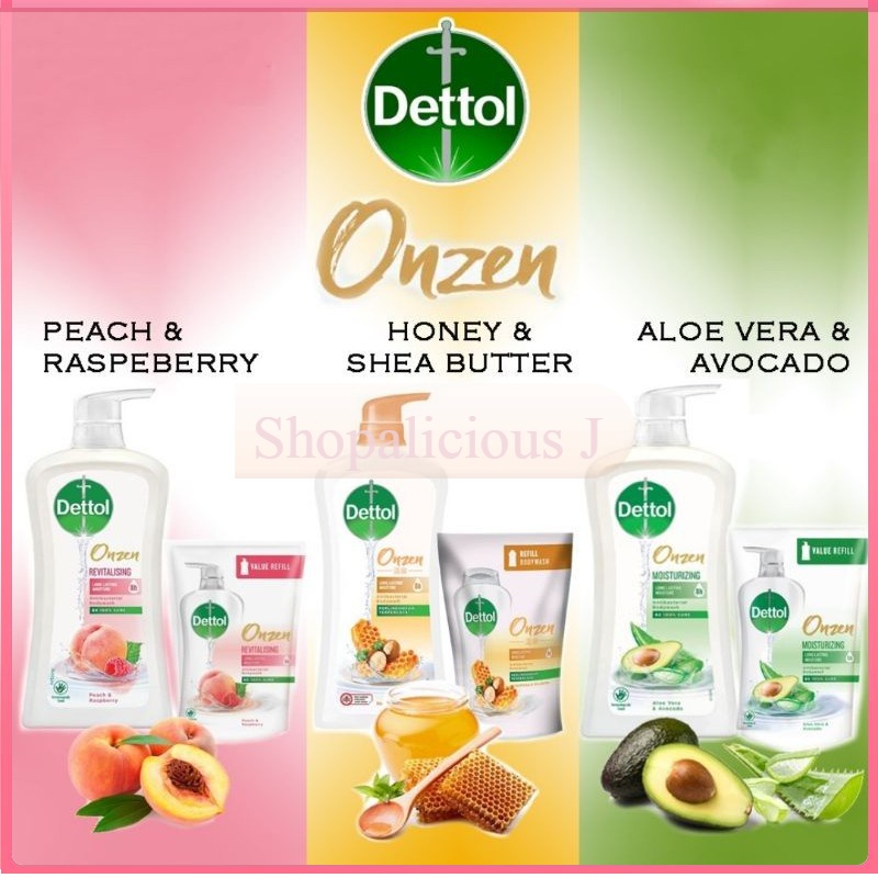 Dettol Shower Gel / Shower Foam Onzen 950g (Assorted Fragrance