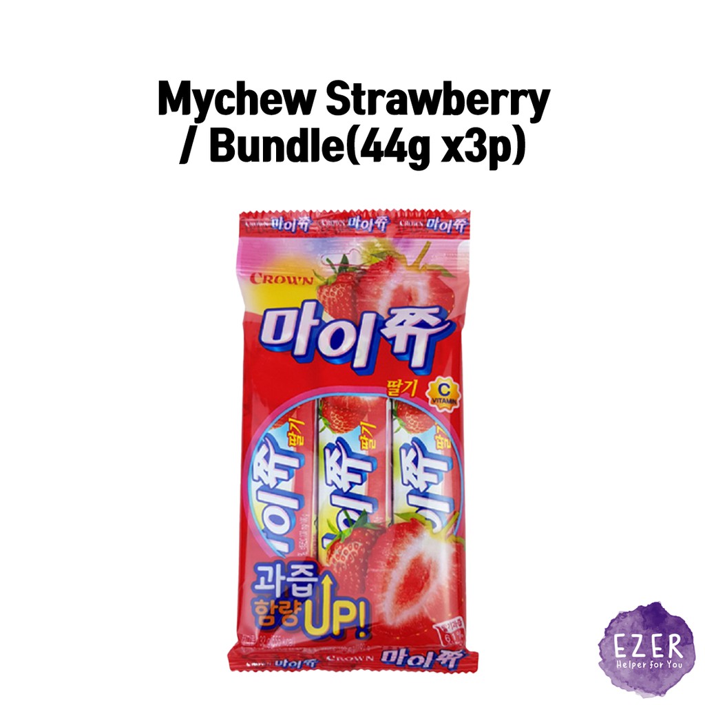 [Korean Snack] CROWN Mychew Chewable Candy 44g x 3p 110g 328g All