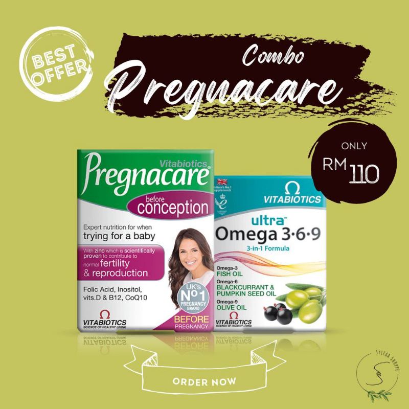 READYSTOCK] Vitabiotics Pregnacare Him & Her/Conception/Wellman/max