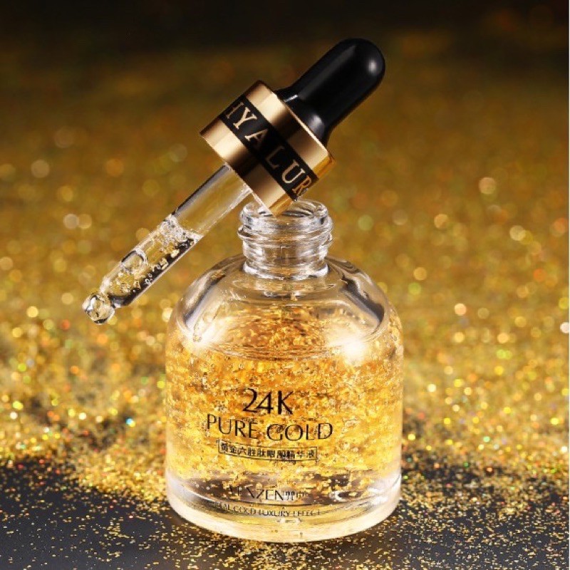 24K Pure Gold SixPeptide Eye Serum Golden Argireline Eye Essence