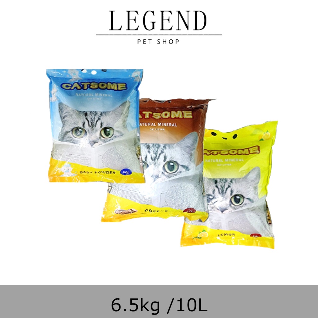 CATSOME Natural Mineral Cat Litter (Assorted Flavor) 10L/6.5kg