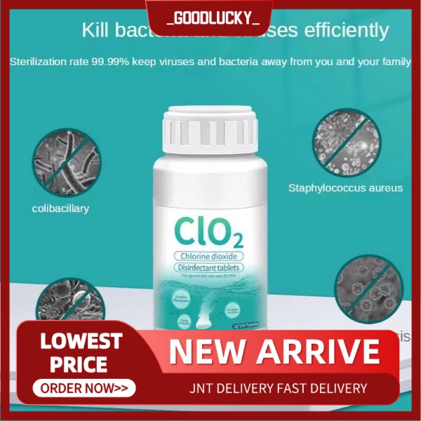 GL_ CIO2 Chlorine Dioxide Disinfectant Disinfection Tablet Effervescent