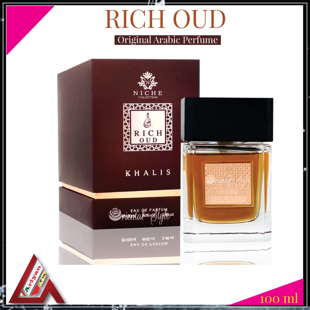 RICH OUD NICHE COLLECTION 100ML PERFUME BY KHALIS Shopee Malaysia