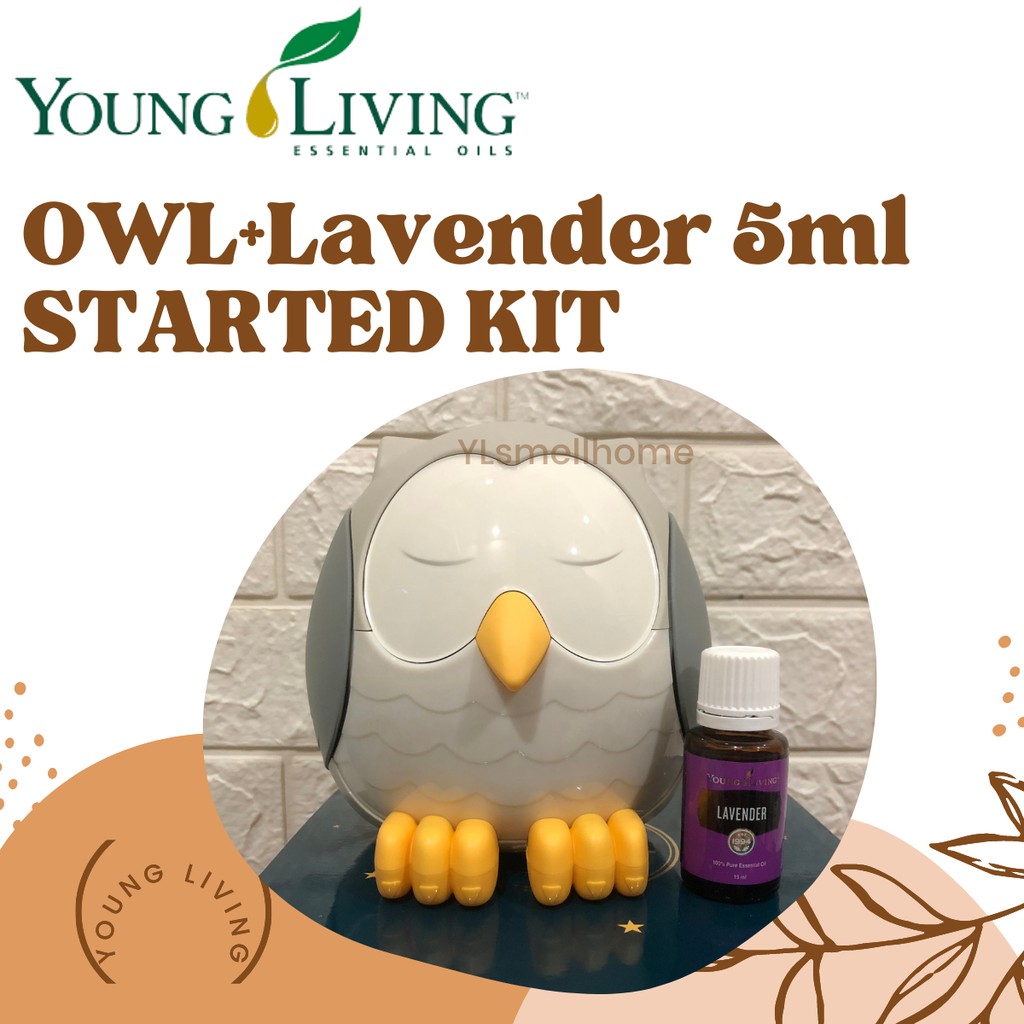 {100 ORI} READYSTOCK Young Living Owl Diffuser & Lavender Essentials Oil 5ml Shopee Malaysia