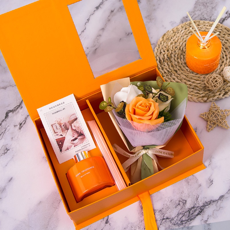 【READY STOCK】Valentine's Day Flower Home Fragrance Aromatherapy Scent Perfume Gift Set For