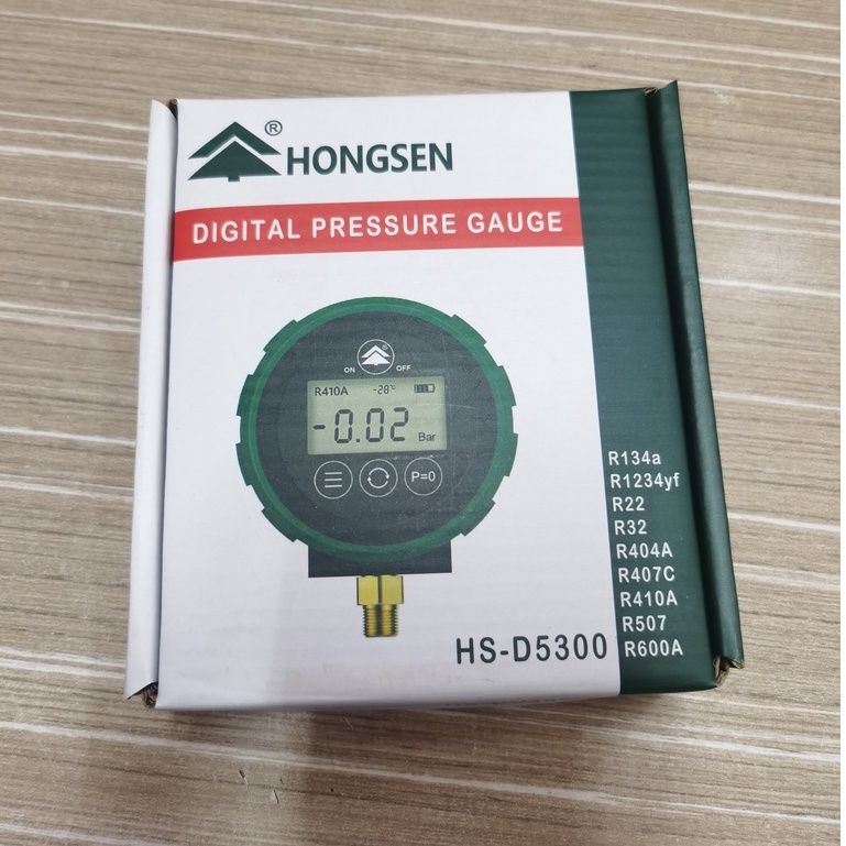 Digital Pressure Gauge HSD5300 R134a / R410a / R134yf / R22 / R32