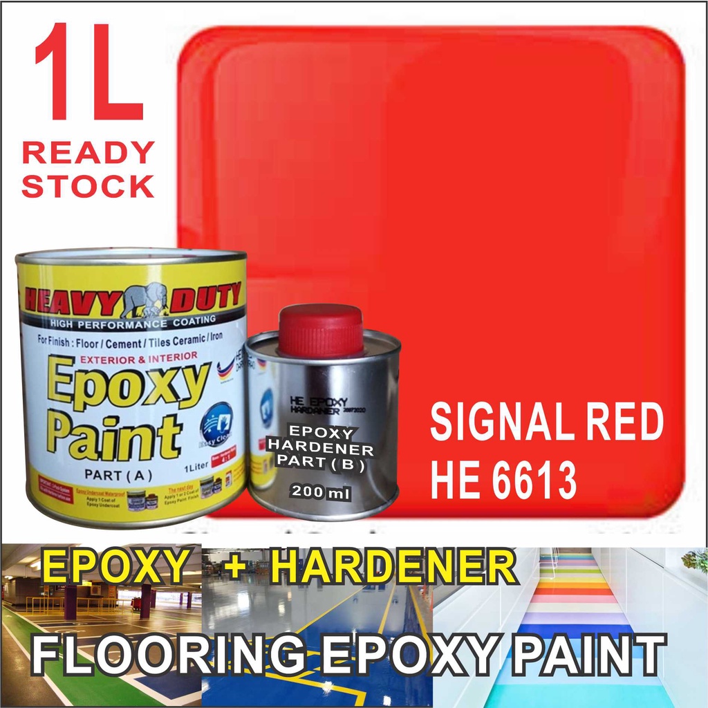🔥🔥🔥【Real stock 】( 🔥🔥 1L EPOXY PROMOSI 🔥🔥 ) HEAVY DUTY PAINT / 1 LITER