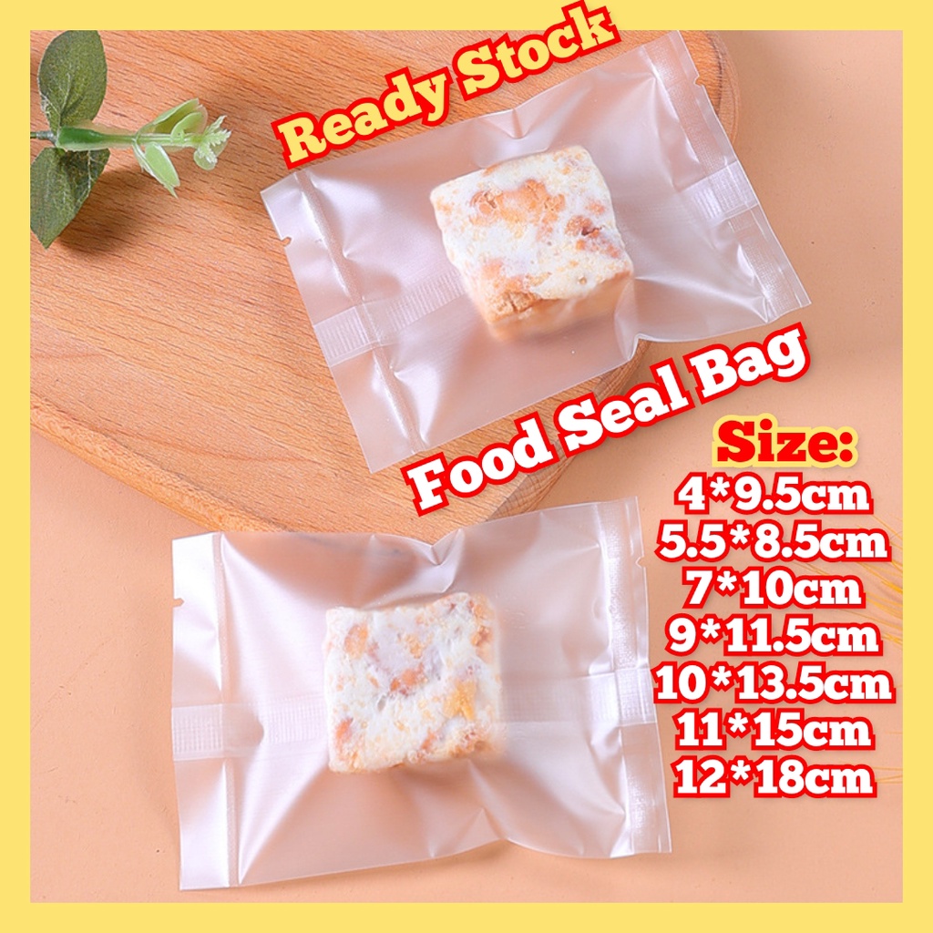 Food Seal Bag 100pcs [Clear type / Matte type] Packaging Bag For