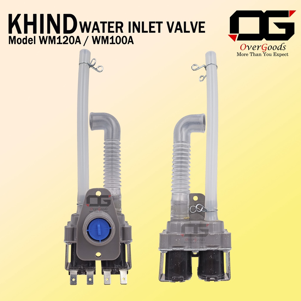 WM100A / WM120A Original Khind Water Inlet Valve Washing Machine Mesin