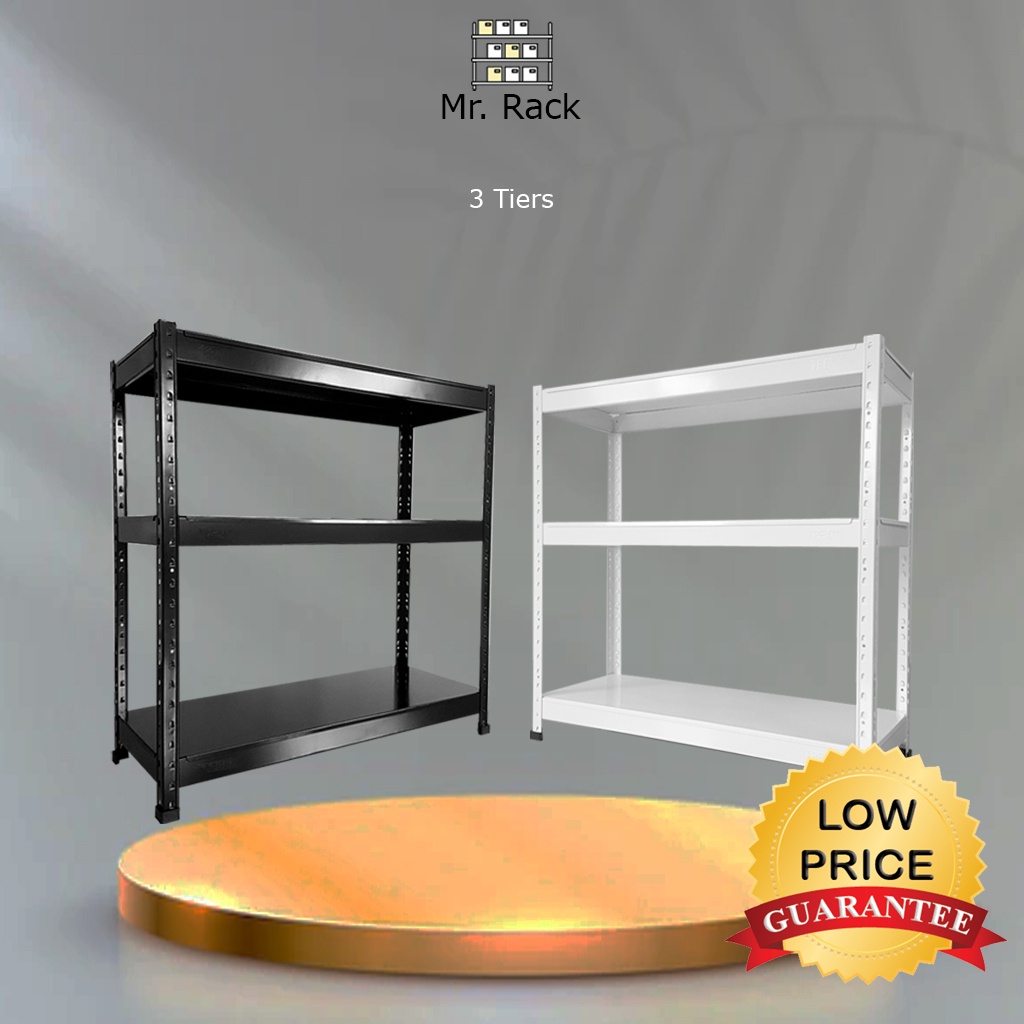 Mr. Rack ST133 3 Tiers Full Metal Boltless Storage Rack Kitchen Rack