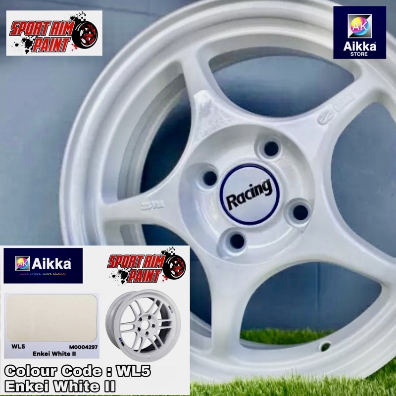 AIKKA PAINT / WL5 ENKEI WHITE II / Car Body Motor Sport Rim Touch Up