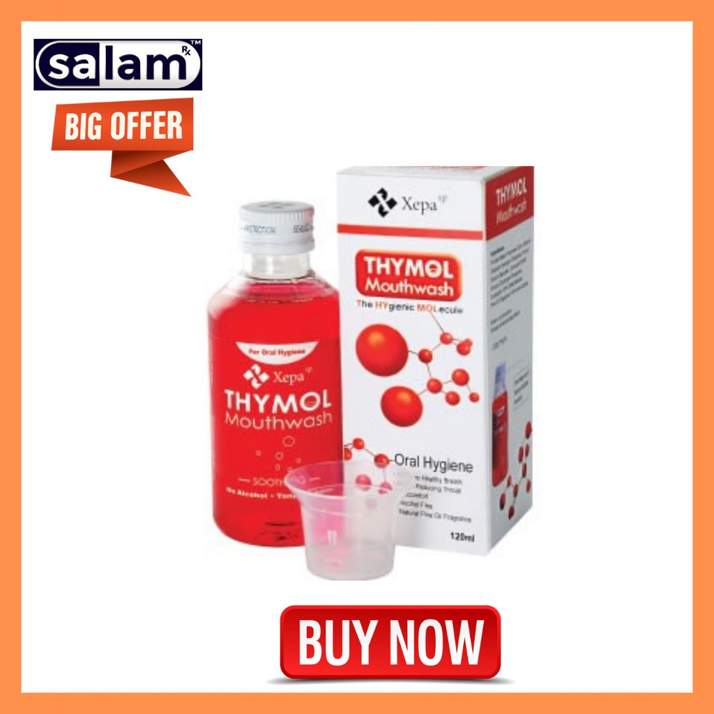 XEPA THYMOL ANTISEPTIC MOUTHWASH 120ML [EXP 12/2024] Shopee Malaysia