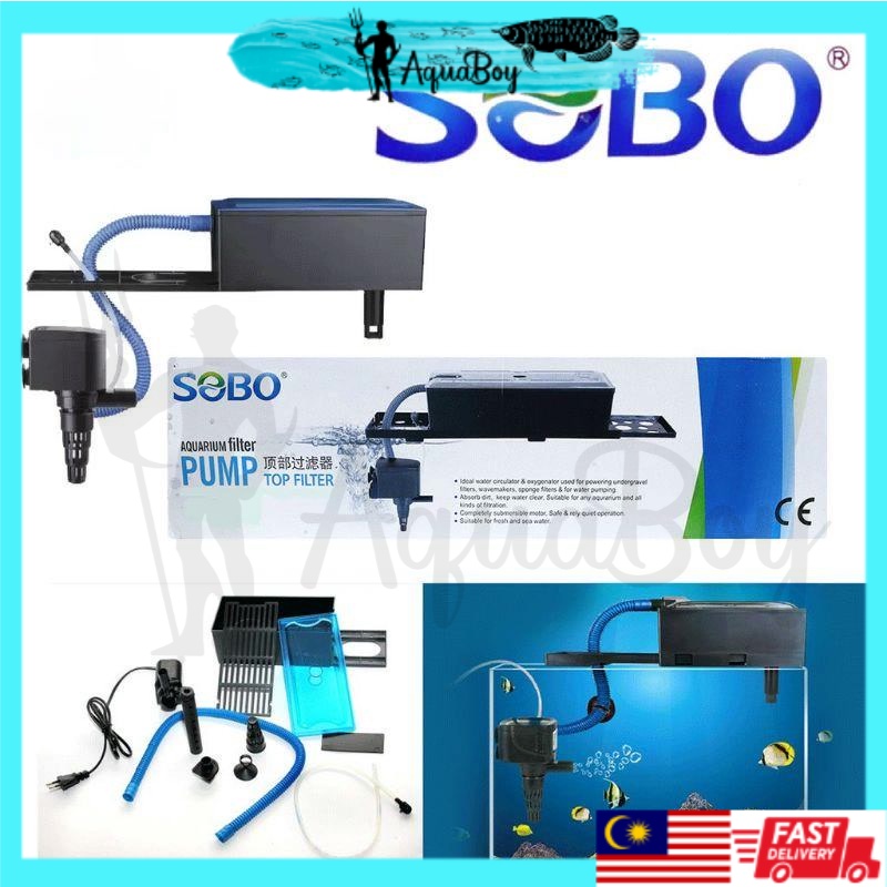 SOBO Aquarium Top Filter Box Water Pump WP880F WP1880F WP2880F WP