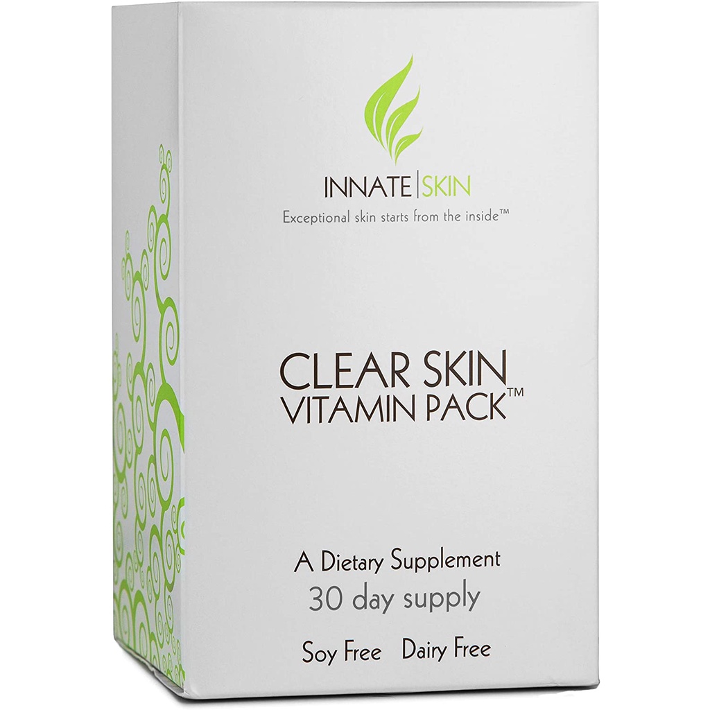 Clear Skin Vitamin Pack Acne Supplement by Innate Skin 30 Day Supply