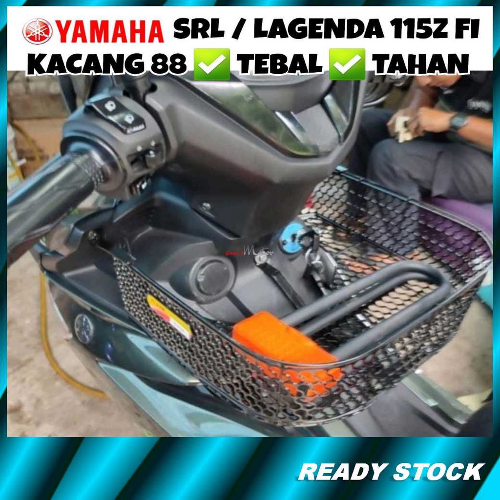 ( YAMAHA SRL / Lagenda 115Z Fi ) Kacang 88 Besi Basket Berkualiti Tebal