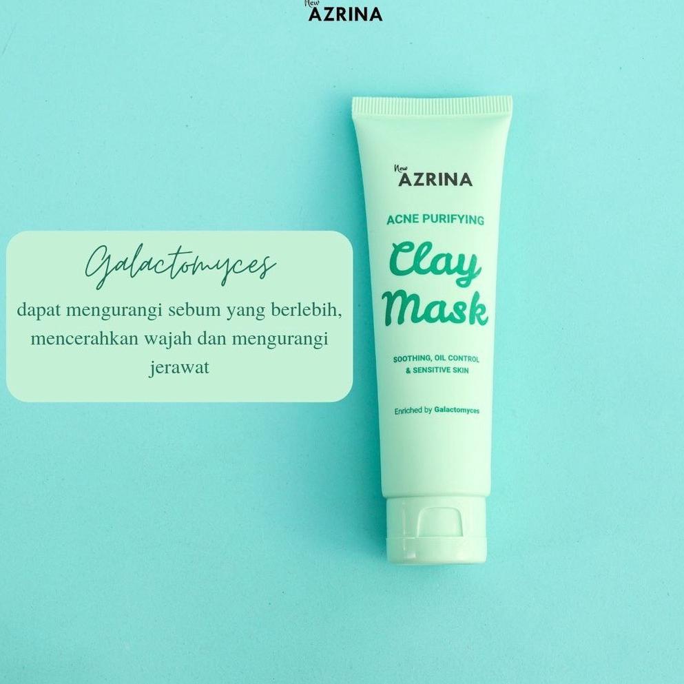 Azrina Pure Charcoal Mud Mask Acne Purifying Clay Mask (Code QQ8737