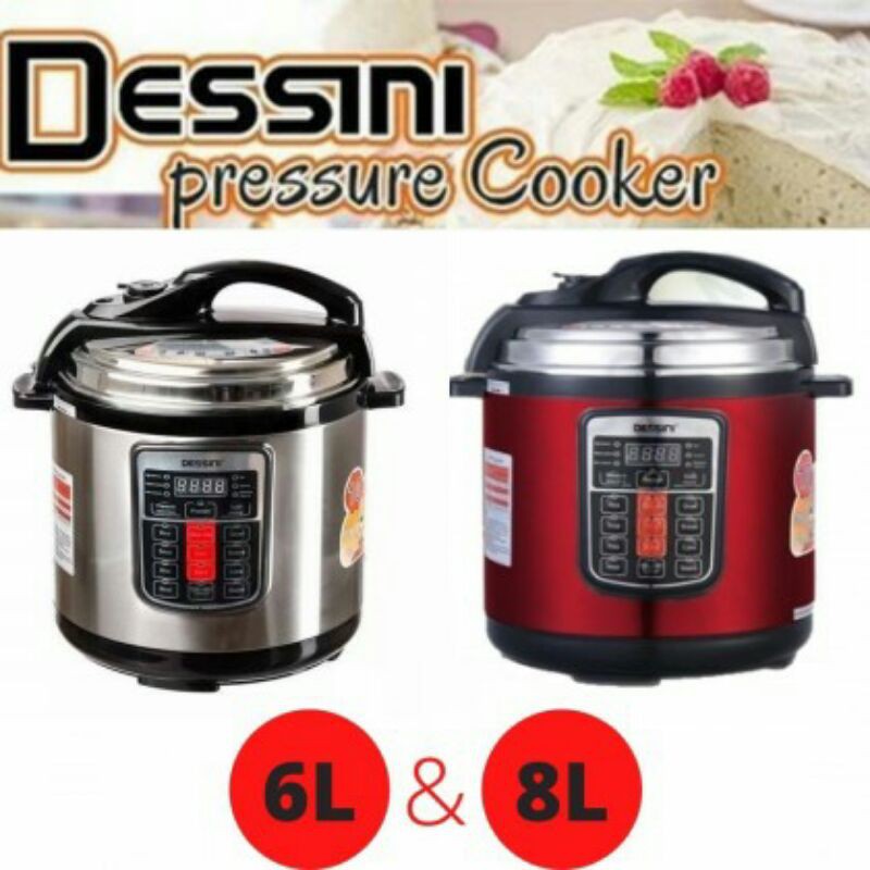 🔥[BEST BUY] 6L & 8L DESSINI PREMIUM ELECTRIC PRESSURE COOKER MULTI