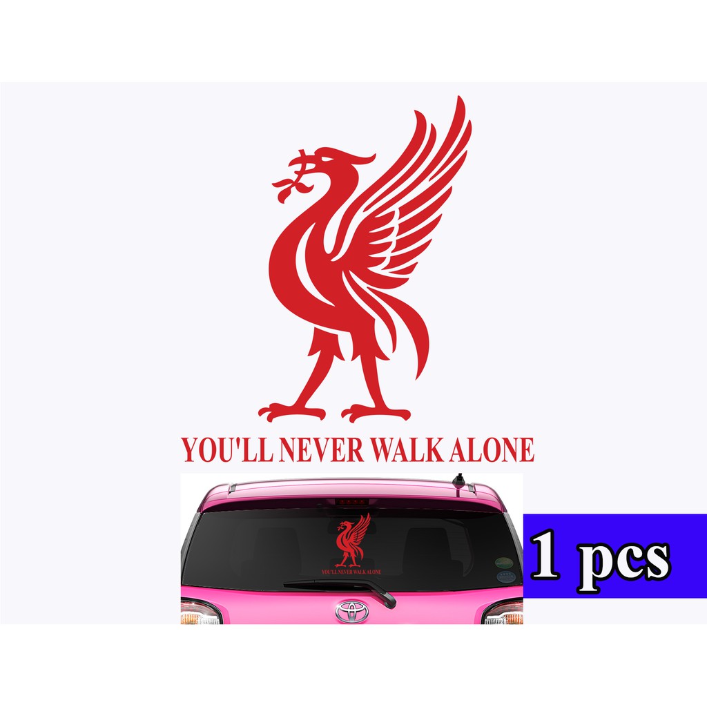 Liverpool FC YNWA Liverbird Stickers Car Side Door Window Decal Laptop