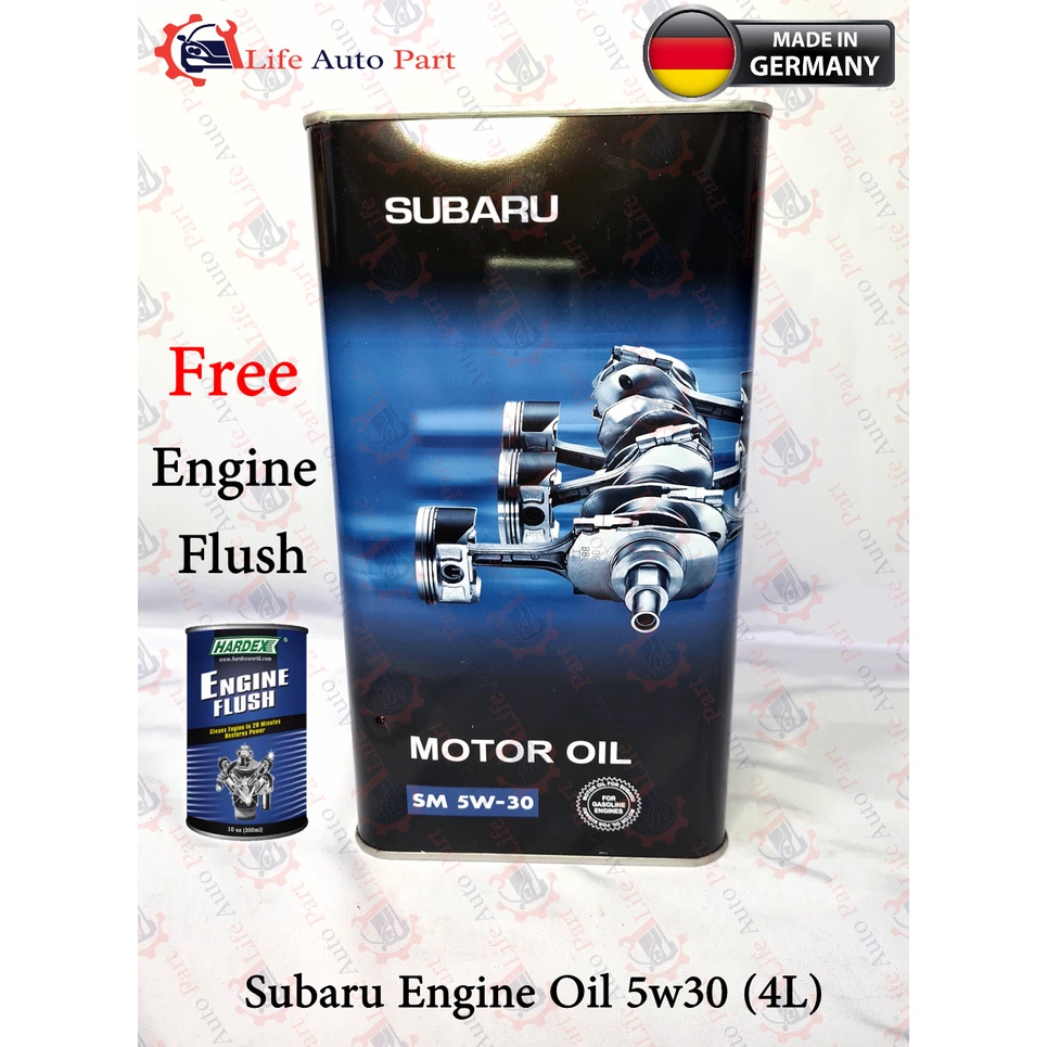 SUBARU ENGINE OIL 5W30 FULLY SYNTHETIC 4L (Made In Germany) | Shopee
