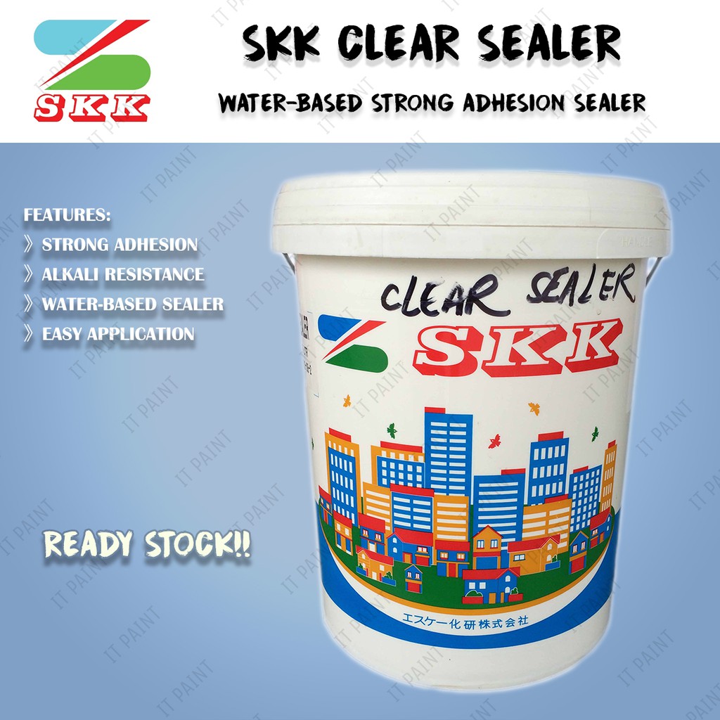 SKK Clear Sealer 18 Liter ; High adhesive Sealer for Texture Coatings