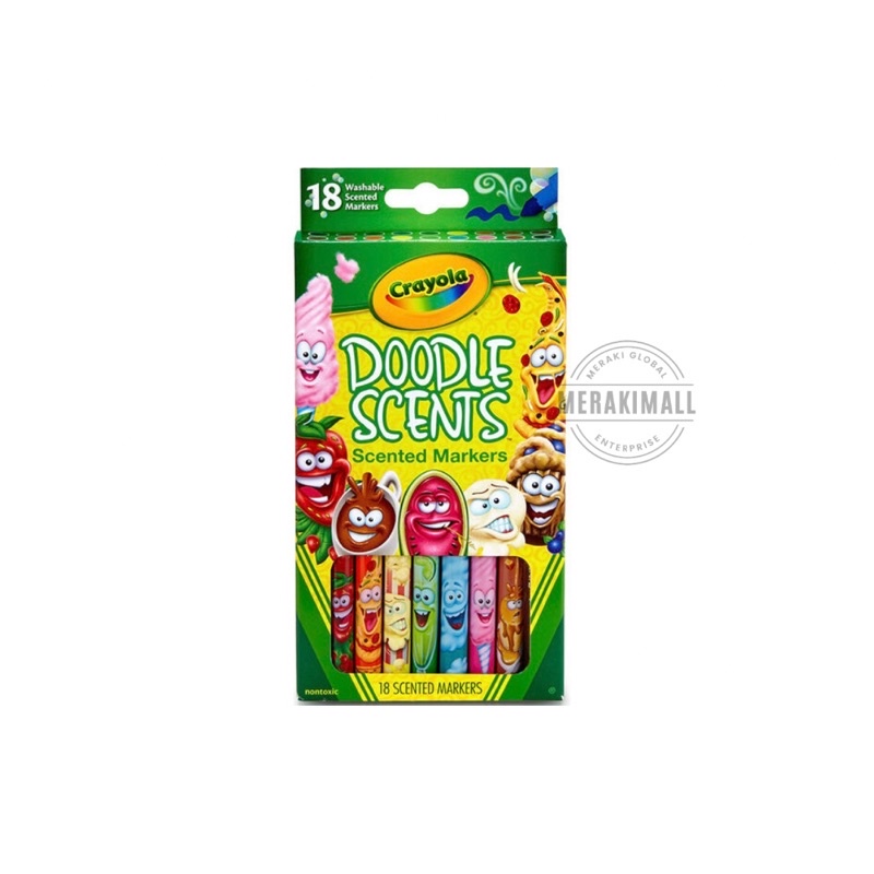 Crayola Silly Scents NonToxic Washable Marker Twistable Crayons