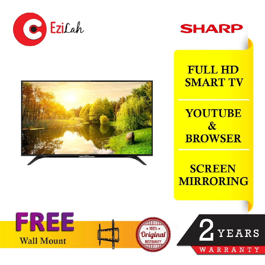 Sharp Full HD Easy Smart TV (50") 2TC50AE1X Shopee Malaysia