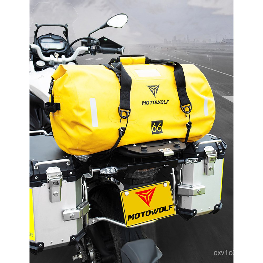 MOTOWOLF Waterproof Motorcycle Bag Backpack Luggage Helmet Tail Bags