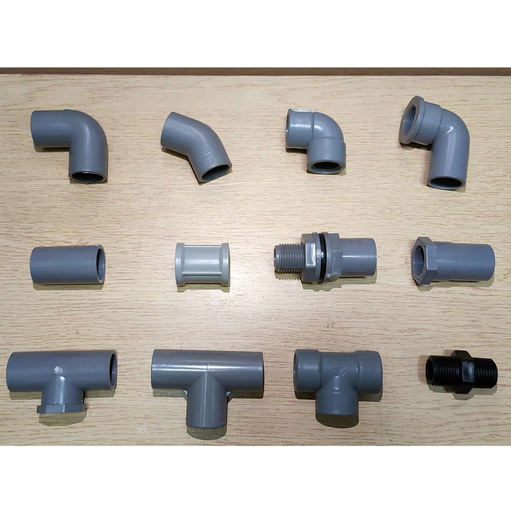 PVC Pipe Joint Fitting Connector 15mm Elbow,Socket,Tee,End cap