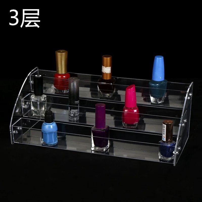 Nail Polish Acrylic Rack For Cosmetic Storage Display MultiLayers