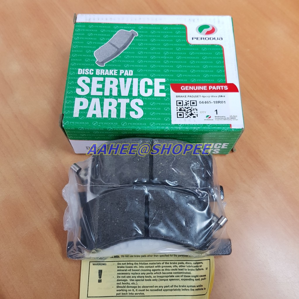 Disc Brake Pad Front Viva Juara Perodua Original 0446518R01 Shopee Malaysia
