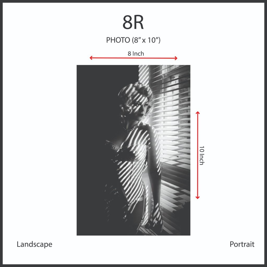 8R Photo Printing A4 Photo Printing 8R Solid Wood Photo Frame