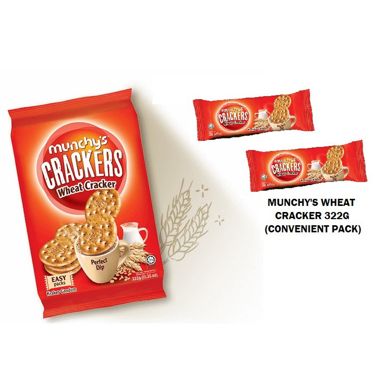 Munchy's Wheat Cracker 276g (Convenient Pack) Shopee Malaysia