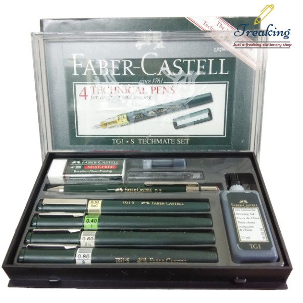 FABER CASTELL TECHNICAL PEN SET/ TG1S TECHMATE SET Shopee Malaysia