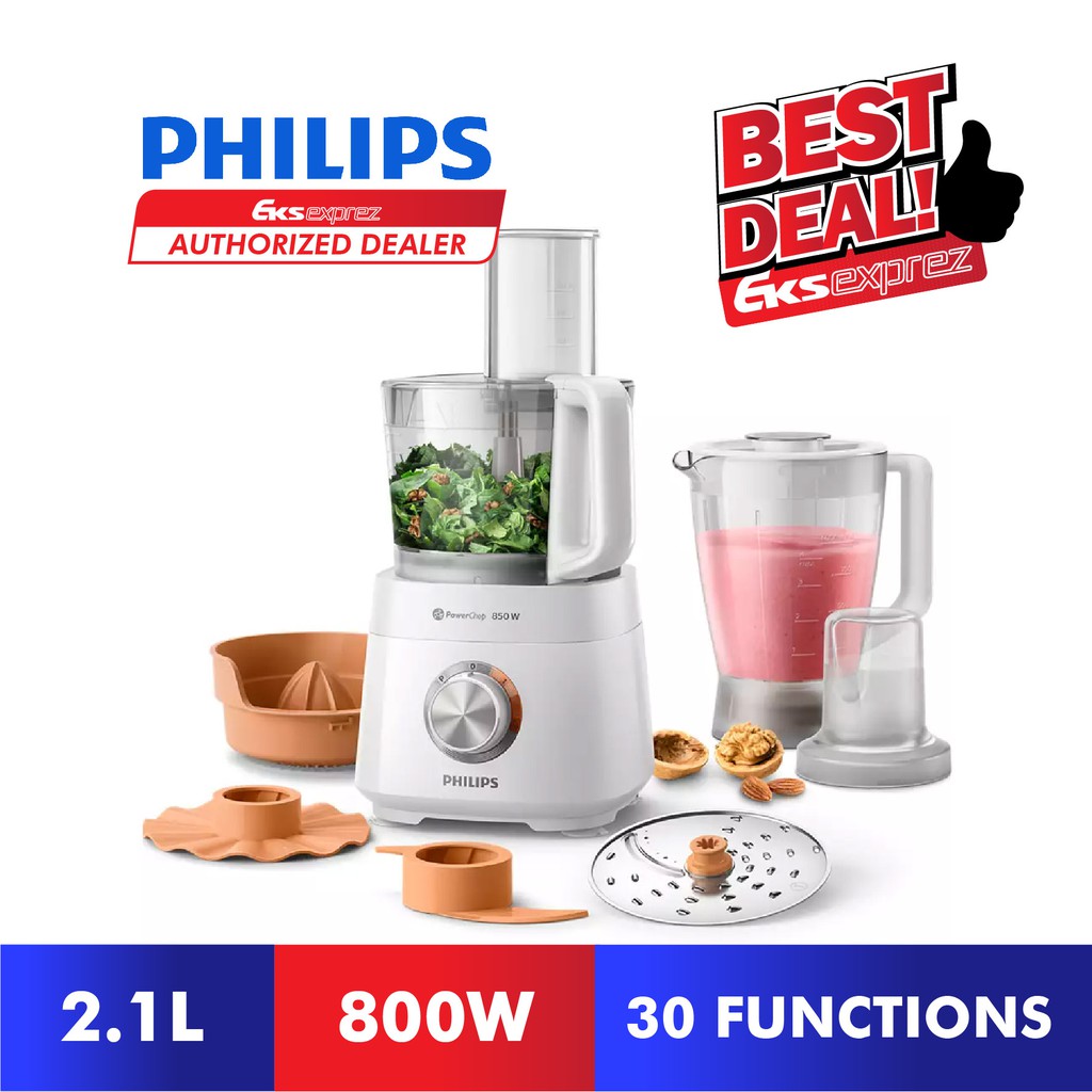 PHILIPS Viva Collection Compact Food Processor (850W) HR7520/01