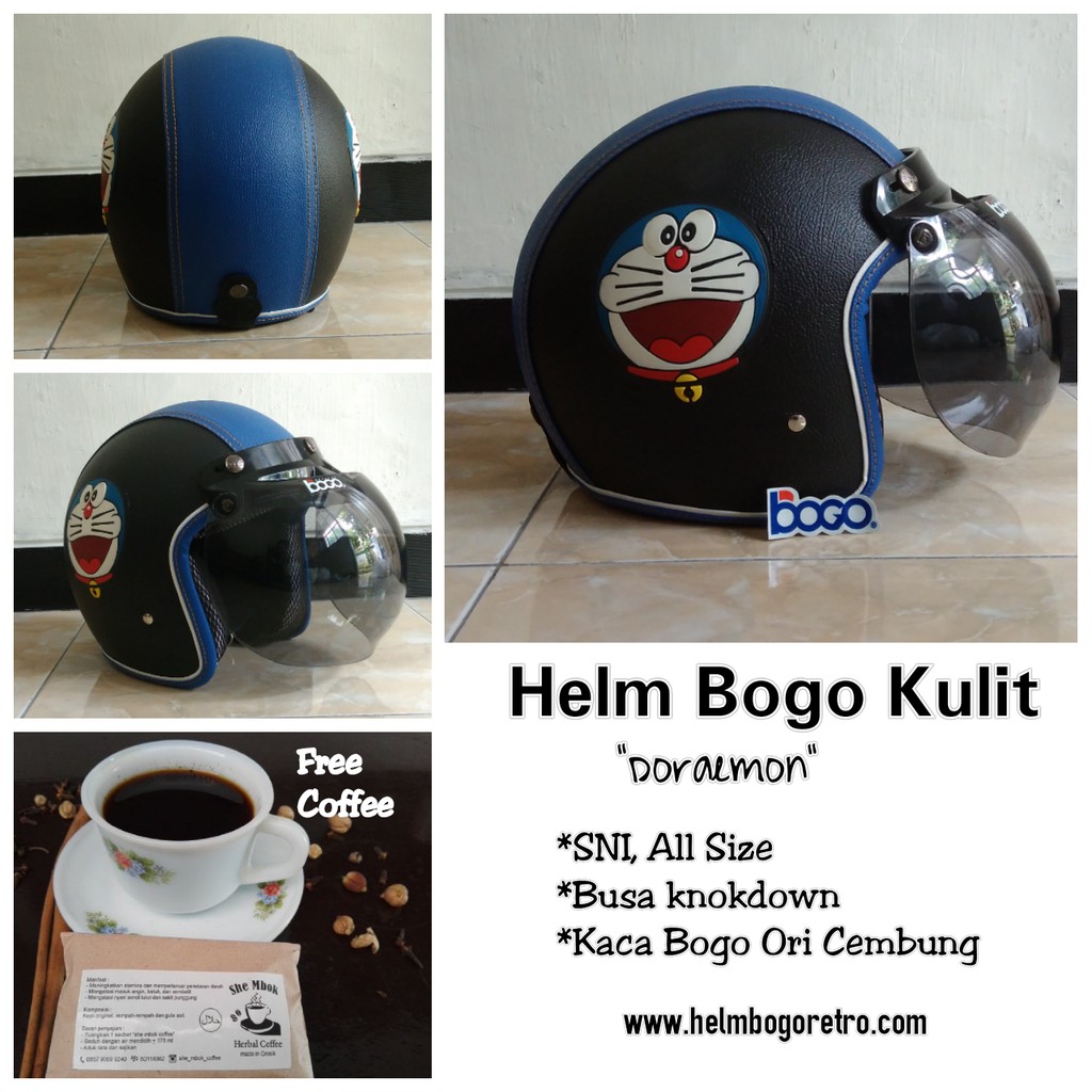 Doraemon Retro Bogo Helmet, Doraemon Helmet Bogo Doraemon Helmet