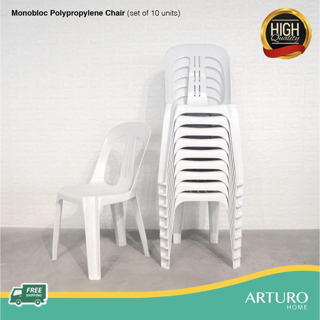 Arturo Plastic Chair/ Mamak Chair/ Mamak Plastic Chair (Set of 10