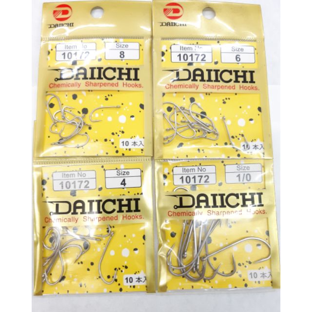 DAICHI CHEMICALLY SHARPENED HOOKS JAPAN Shopee Malaysia
