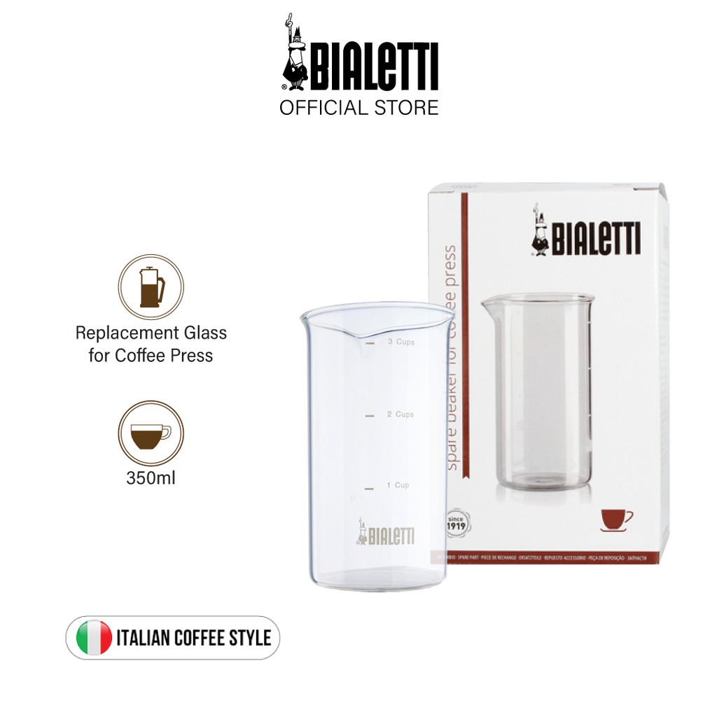 Replacement Glass Beaker for Bialetti Coffee Press Replacement Parts