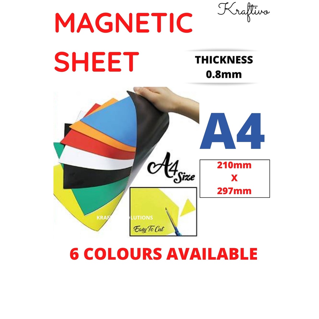 [ VS00301] A4 Soft Sheet / 6 Colours A4 Size /