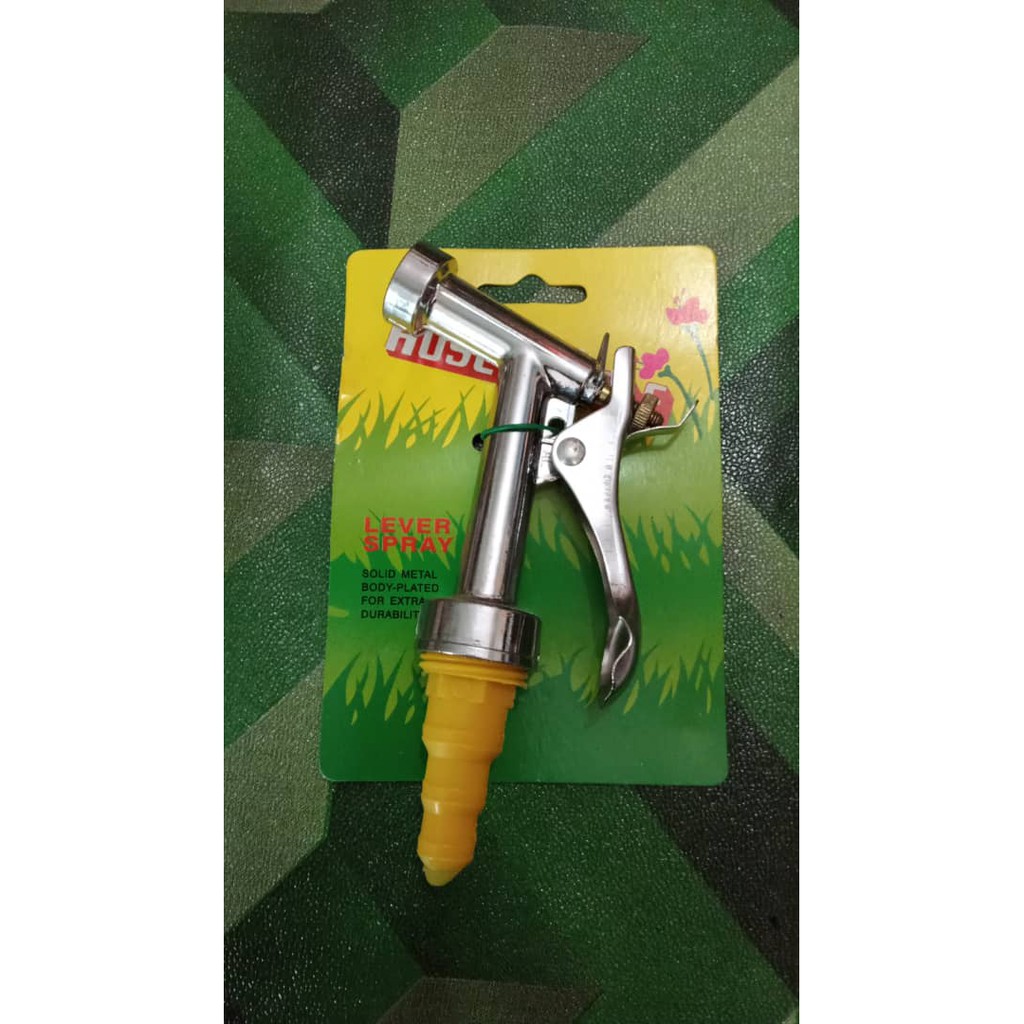 Hoze Nozzle (solid metal, body plated, durability) | Shopee Malaysia