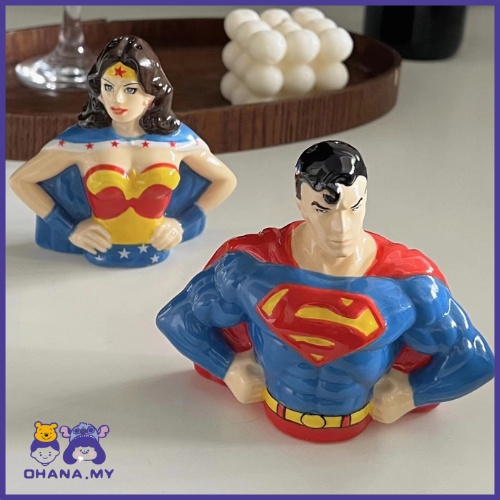 Avengers Batman Joker Superman Superwonman Pair Spice Jar Container