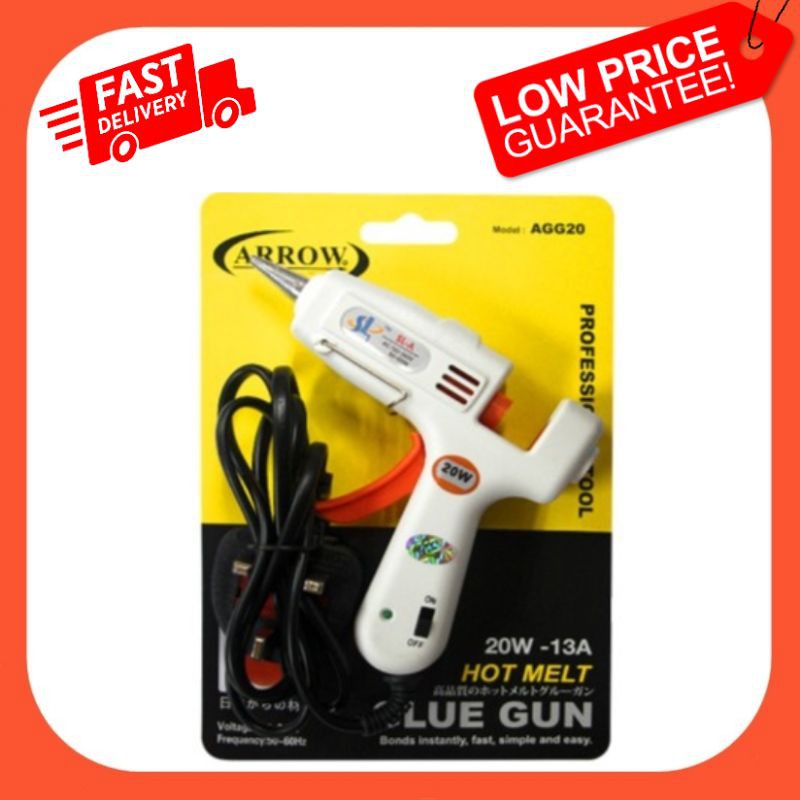 Arrow Hot Melt Glue Gun 20W AGG20 Small Shopee Malaysia