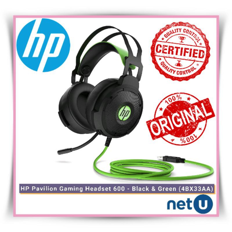HP Pavilion Gaming Headset 600 (4BX33AA) Shopee Malaysia
