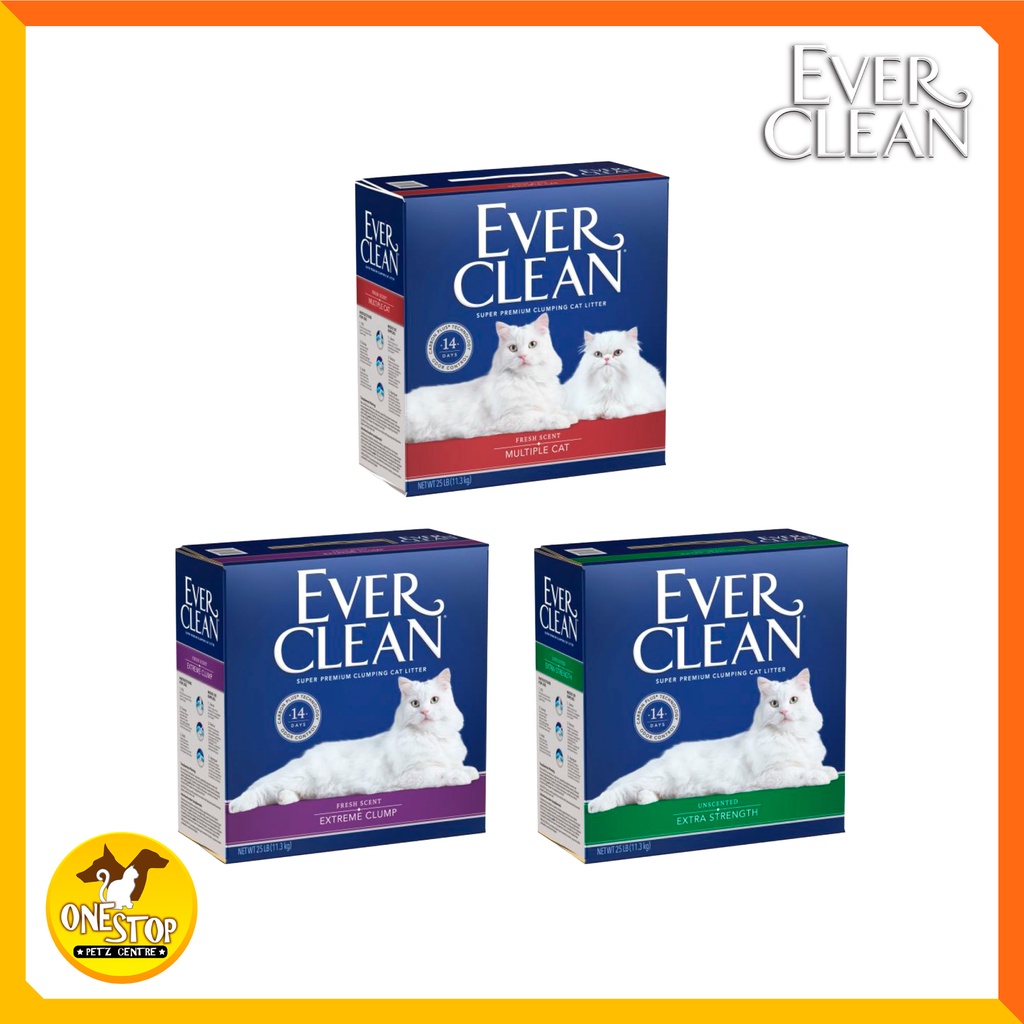 Ever Clean Super Premium Clumping Cat Litter 25lb Shopee Malaysia